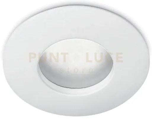 Gfa370- faretto da incasso ip65 bianco lucido tondo d.8,4 attacco gu10