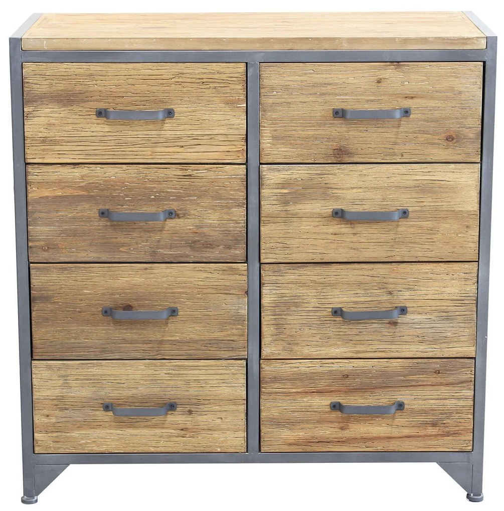 DAMI - cassettiera in legno e acciaio