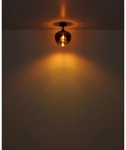 Globo 15548DG - Plafoniera MAXY 1xE27/40W/230V rame