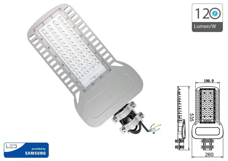 Lampione Stradale Led 150W 6400K 120lm/W Street Lamp Per Strada Giardino Villa IP65 SKU-21963