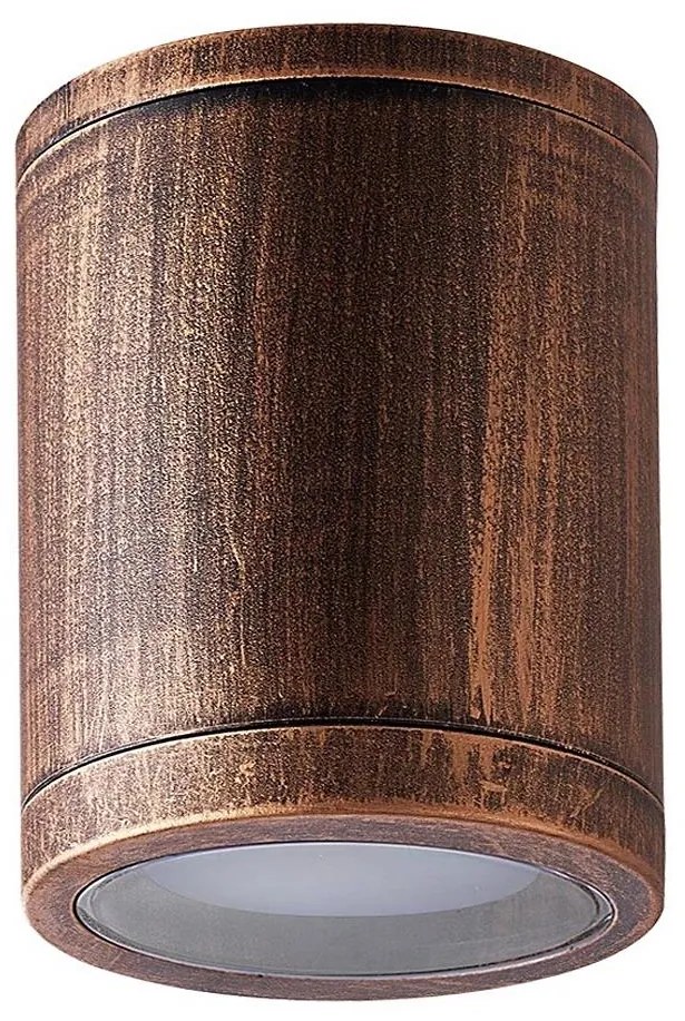 Prezent 48333 - Lampada da esterno MOPTI 1xE27/12W/230V bronzo IP54