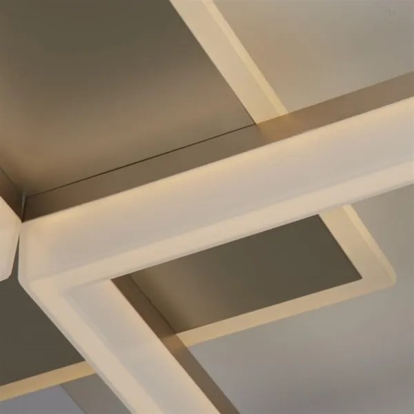 Searchlight 83510GO - Plafoniera dimmerabile a LED FENCE LED/25W/230V