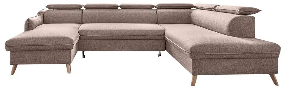 Divano letto angolare beige (angolo destro) Sweet Harmony - Miuform