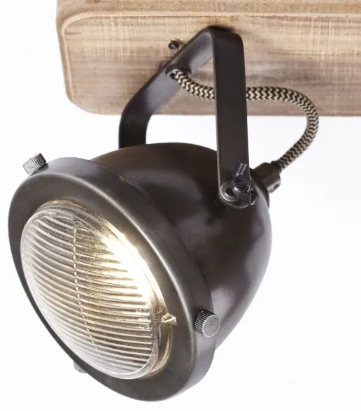 Brilliant - Faretto CARMEN WOOD 3xGU10/5W/230V marrone