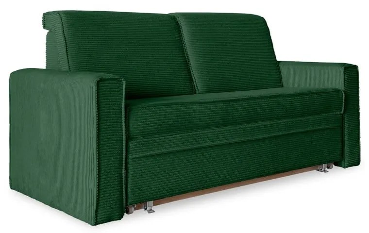 Divano letto verde scuro 168 cm Lucky Lucy - Miuform