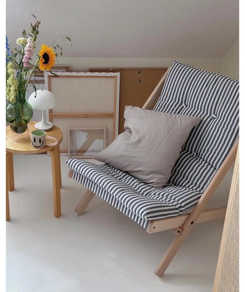 Sedia pieghevole Raw/Beach Blue Boogie - Karup Design