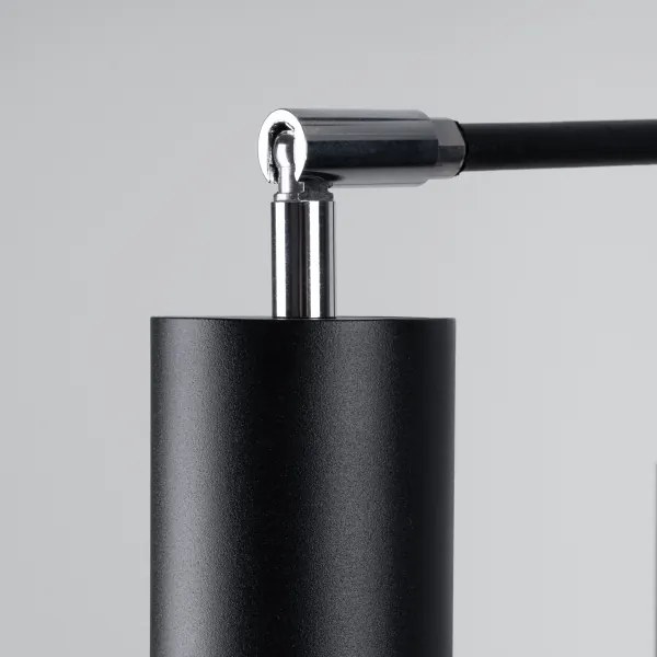 Sollux SL.1207 - Lampadario a sospensione con filo LEMMI 6xGU10/10W/230V nero