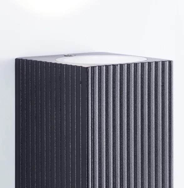 Brilliant - Applique da esterno JELANI 2xGU10/10W/230V IP44 nero