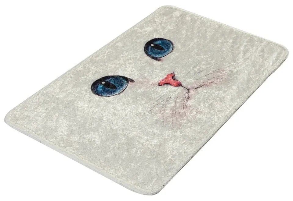 Tappetino per il bagno color crema 40x60 cm Blue Eyes – Foutastic