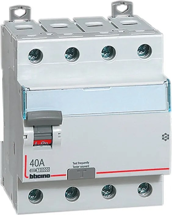 Differenziale salvavita 4P 40A 30mA AC 4M BTICINO G743AC40