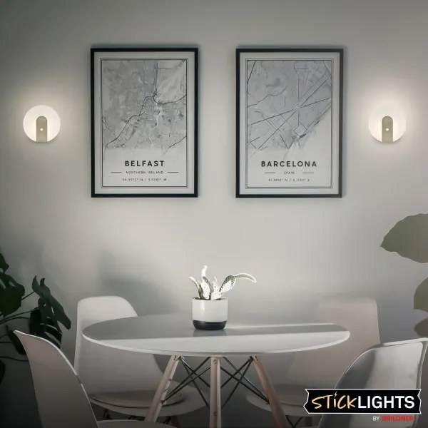 Briloner 3889012 - Applique ricaricabile a LED con sensore TARO LED/2,5W/5V 1800 mAh, finitura opaca