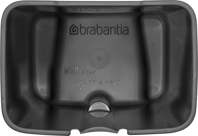 Cestino per la spazzatura color argento opaco in acciaio con pedale 7 l Bo – Brabantia