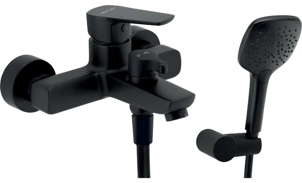 Novaservis - Set vasca con miscelatore METALIA nero