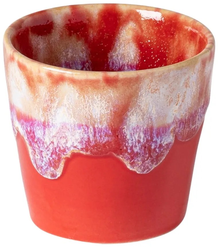 Tazza da espresso in gres rosso e bianco, 90 ml Grespresso - Costa Nova