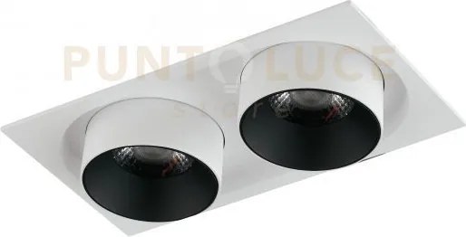 Incasso led outsider bianco 30w 2750lm 4000k 18,4x18,4x10cm 2 luci