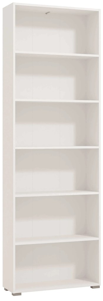 MADDIE - libreria sei ripiani moderno minimal in legno