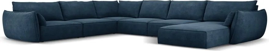 Divano angolare blu scuro (angolo sinistro) Vanda - Mazzini Sofas