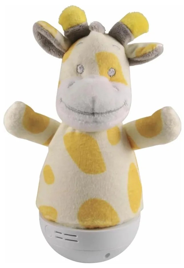 Lampada notturna LED RGB per bambini con melodia 3xAAA/5V giraffa