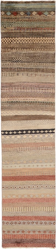 Gabbeh Tappeto 360x80 (Pakistan) Annodato A Mano