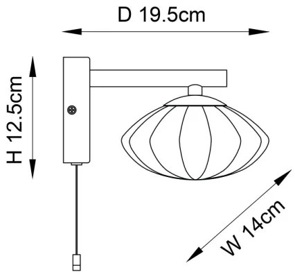 Endon 97182 - Applique da bagno MOBIAS 1xG9/3W/230V IP44 ottone