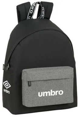 Zaino Scuola Umbro Nero Grigio