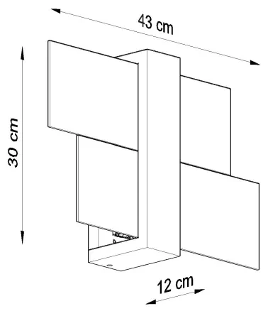 Brilagi - Applique a LED HERA 1xE27/7,5W/230V legno