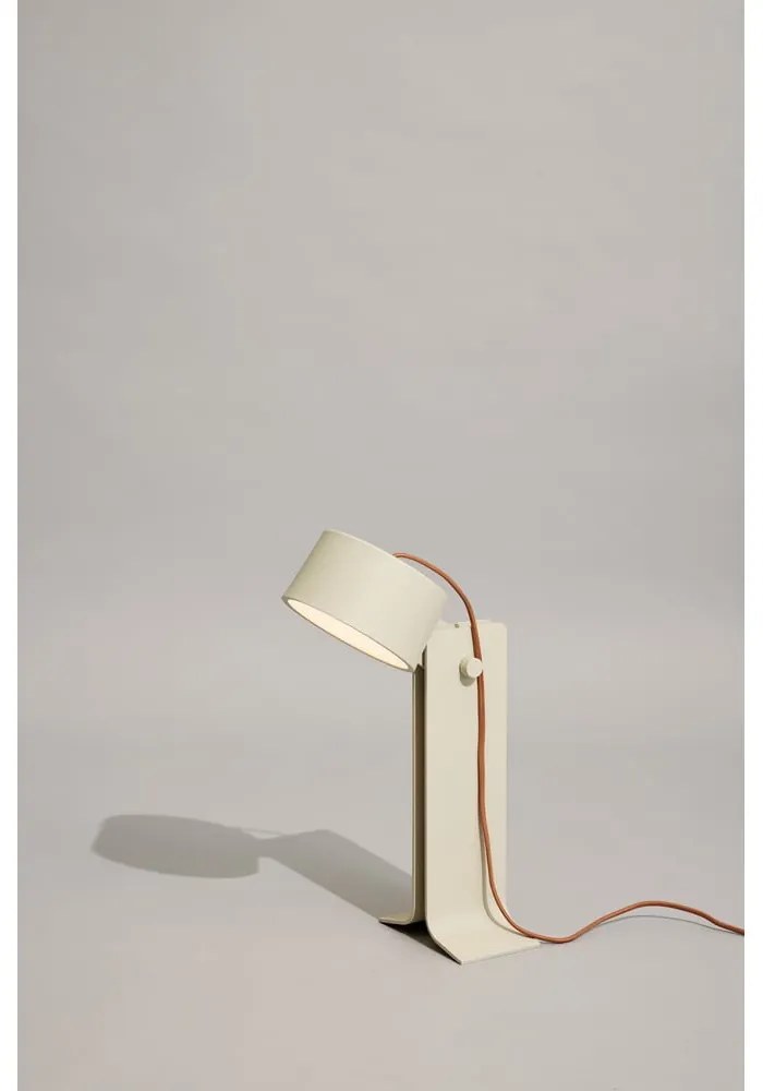 Lampada da tavolo beige (altezza 32 cm) Crea - Hübsch