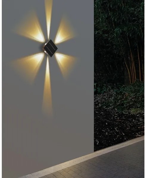 Immax 08487L - Applique a LED solare con sensore LED/2W/5V IP54