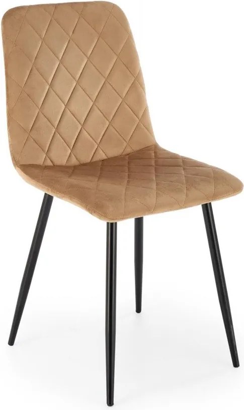 Sedia K525 velluto beige