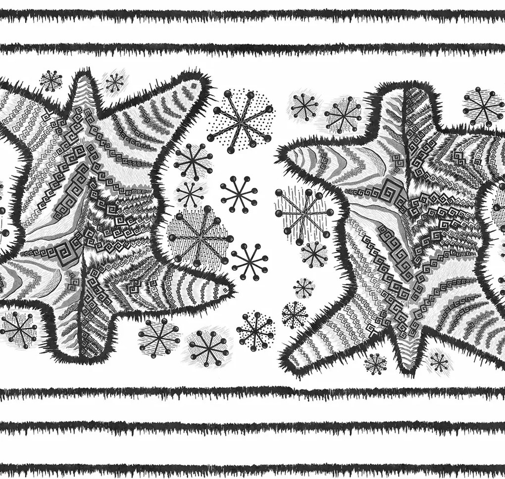 Rebel Walls Carta da parati panoramica Zebra Skin - Graphic