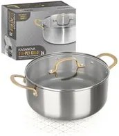 Casseruola 26 cm triplo strato Tri Ply - Gold con coperchio