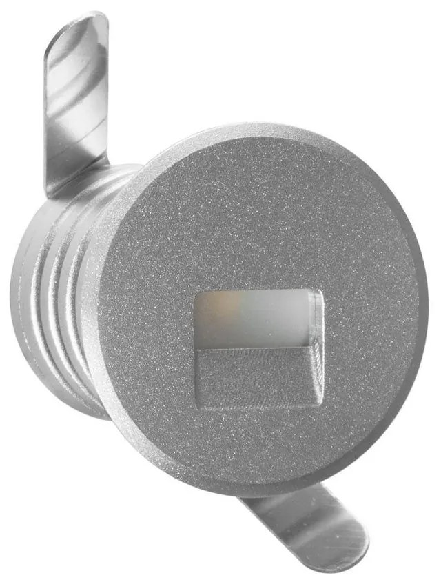 Faretto LED Acciaio 1W IP67 Professional - per Gradini Colore Bianco Caldo 2.700K