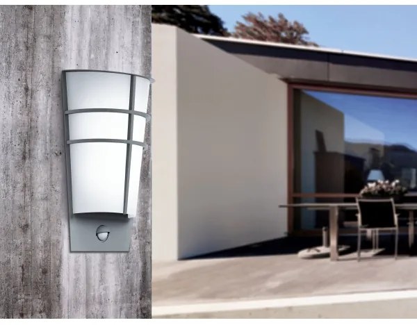 Eglo 96017 - Applique a LED da esterno con sensore BREGANZO 1 2xLED/2,5W