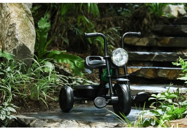 QPlay - Triciclo per bambini TRIDURO nero