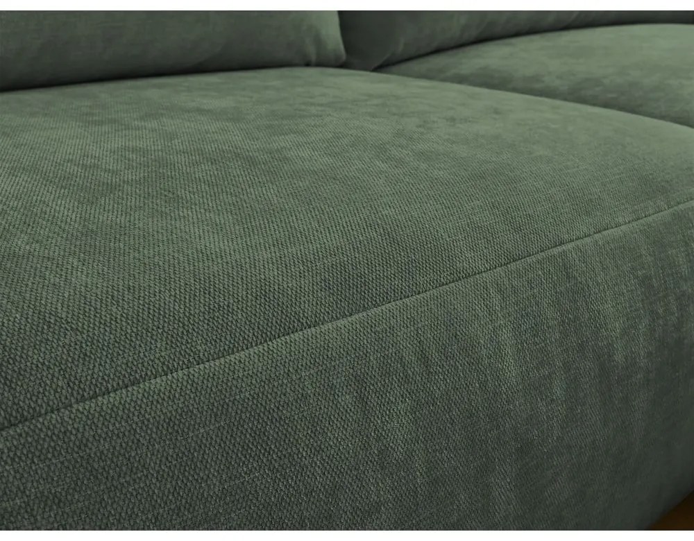 Divano angolare in verde scuro Aden – Bobochic Paris