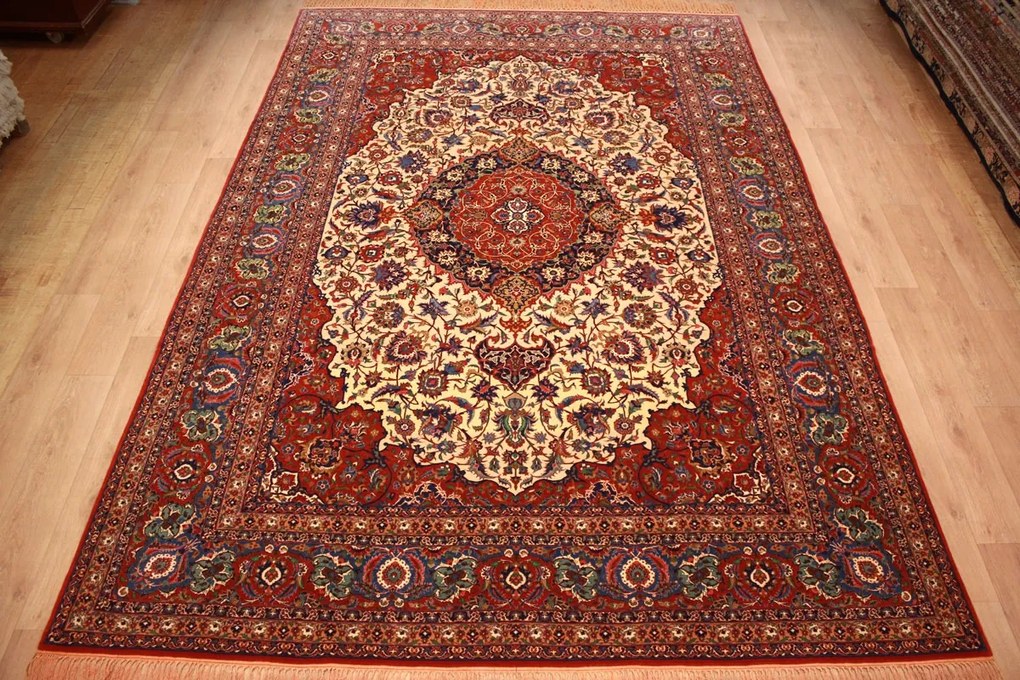 Isfahan Tappeto persiano 410x280 (Iran) Annodato A Mano