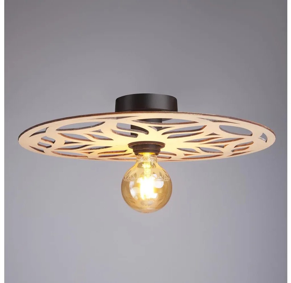 Lampadario a plafone FALCO 1xE27/60W/230V diametro 40 cm beige