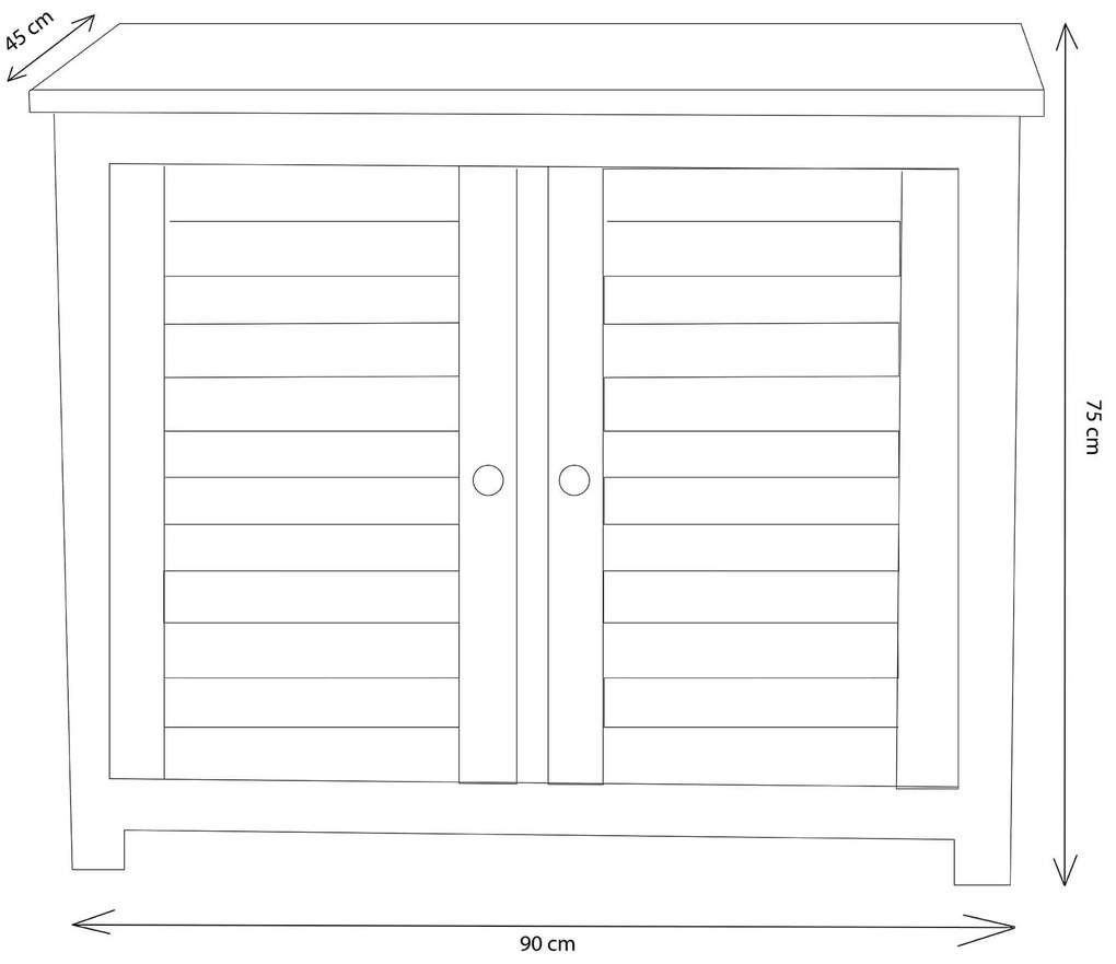 PARADIGMA - mobile da giardino in legno di teak