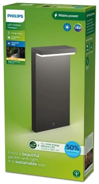 Philips - Lampada LED da esterno BUSTAN LED/3,8W/230V 40 cm IP44