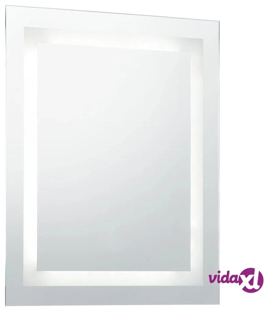 vidaXL Specchio LED da Bagno con Sensore Tattile 60x80 cm
