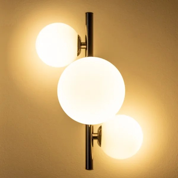 Brilagi - Applique a LED MILLA 3xG9/3W/230V cromo lucido/bianco