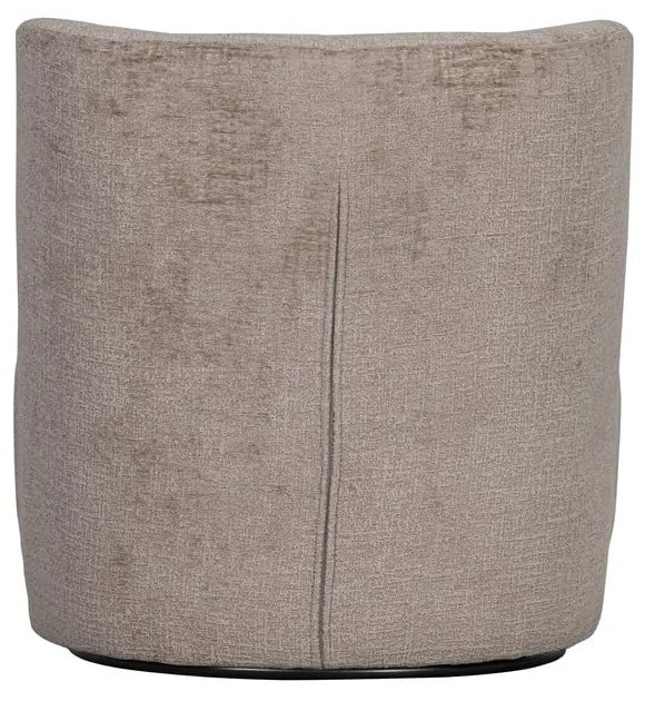 Poltrona in velluto marrone chiaro Atty - WOOOD