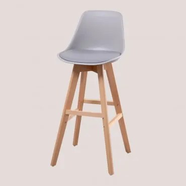 Pack 2 Sgabelli Nordic Edition Grigio & ↑75 Cm - Sklum