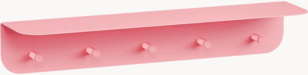 Appendiabiti in metallo con ganci e mensola per cappelli Malou