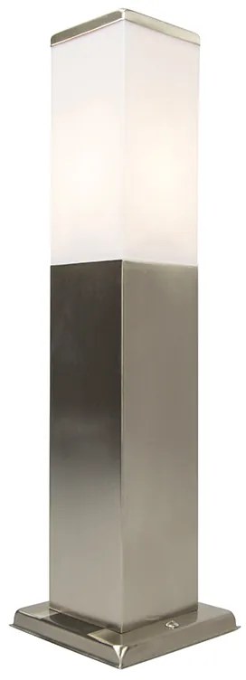 Lampada da esterno intelligente 45 cm in acciaio incl. WiFi P45 - Malios