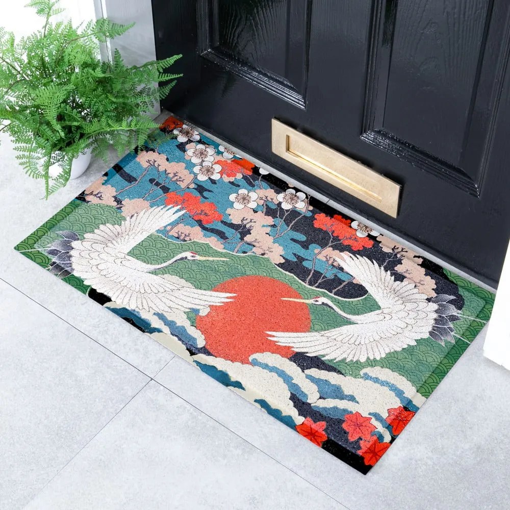 Zerbino 40x70 cm Japanese Bird – Artsy Doormats