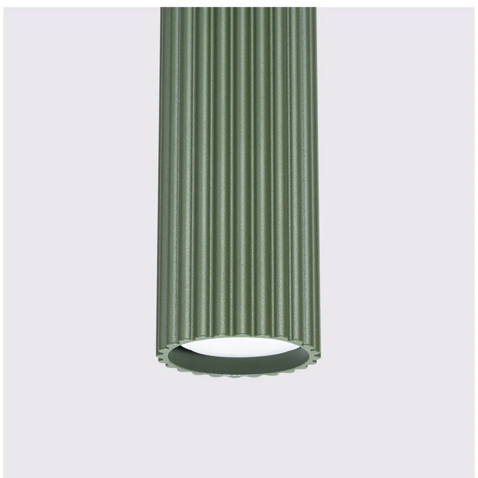 Lampadario verde Gleam – Sollux