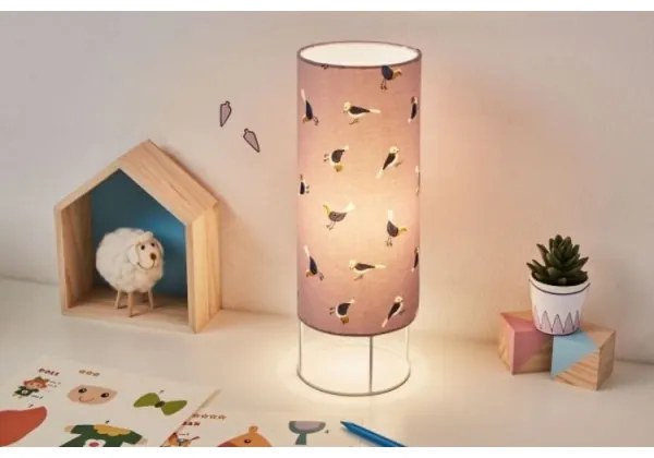 Paulmann 48044 - 1xE14/20W Lampada da tavolo per bambini CUTE BIRD 230V