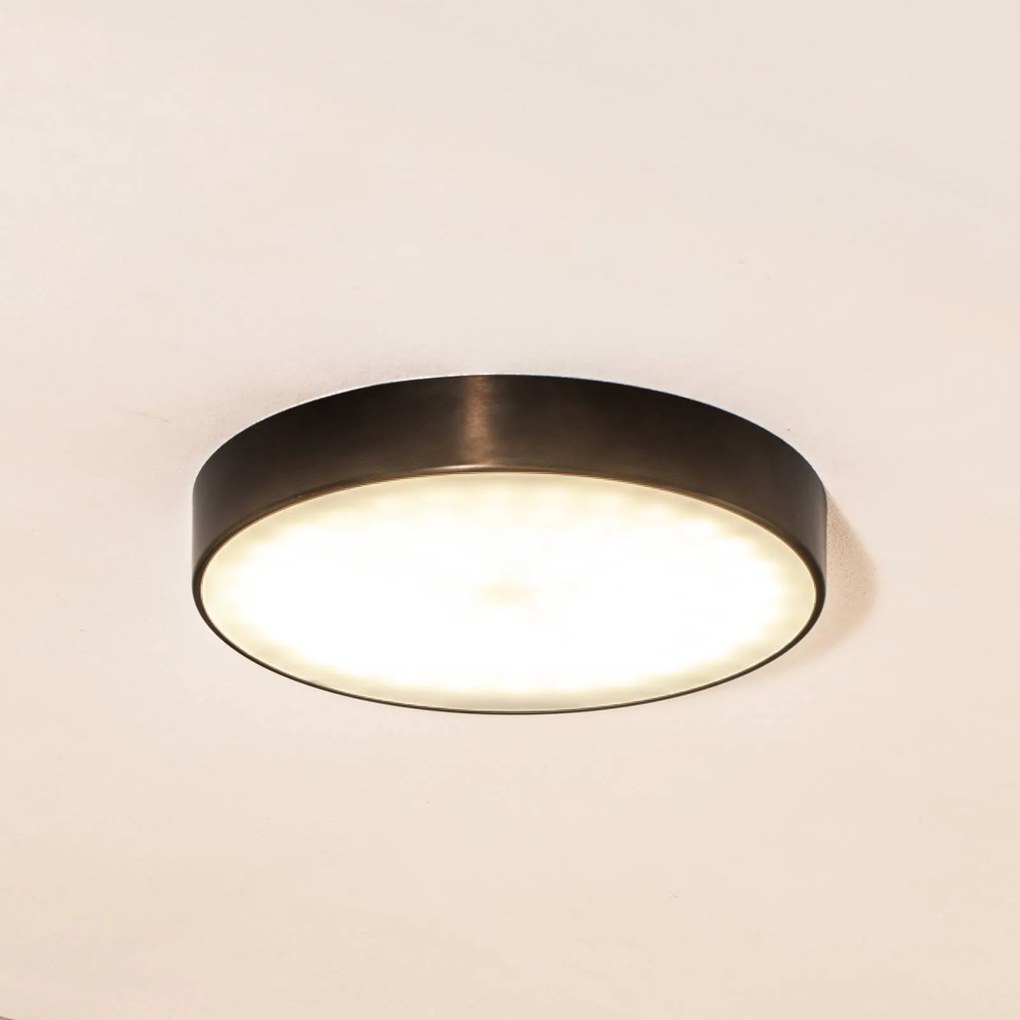 Plafoniera a LED Timur Argon, Nero, Soggiorno / Sala da pranzo, Metallo, Moderno, Plafoniera LED