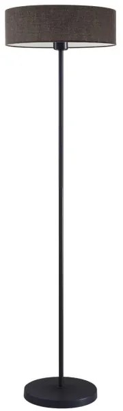 Lampada da terra LED TUNJA 1xE27/20W/230V Ø 38 cm nero/marrone